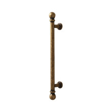 Poignées de meuble en cuivre antique 25 cm