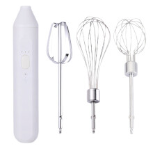 Mini mixeur à main rechargeable USB avec 3 fouets