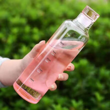 Gobelet de voyage transparent de 700 ml avec graduation horaire