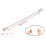 Removable Strap Replacement Crystal Rope Design Decorative Invisible Straps 2