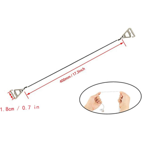 Removable Strap Replacement Crystal Rope Design Decorative Invisible Straps 1