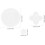 3Pcs Acrylic Keychain Template Stencils for Leather Craft DIY, Reusable Mini Patterns 3