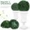2 Pack Grass Balls Decor Artificial Topiary Ball Sphere with Realistic Appearance 7