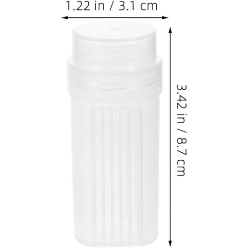 10pcs High Transparency Staining Jar Laboratory Slide Staining Rack for Microscope Slides 1