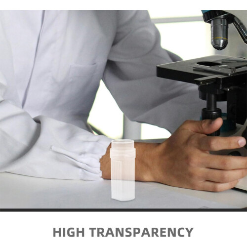 10pcs High Transparency Staining Jar Laboratory Slide Staining Rack for Microscope Slides 2