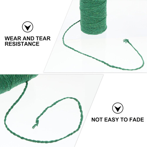 4pcs 2mm Macrame Cotton Cord Set for DIY Crafts, Knitting and Handmade Projects 2