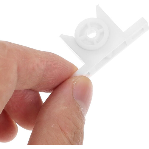 10 Sets Cupboard Ball Catch Double Roller Catch Cabinet Latch with Dual-Wheel Design Robust Spring Latch Abs 2