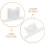 10 Sets Cupboard Ball Catch Double Roller Catch Cabinet Latch with Dual-Wheel Design Robust Spring Latch Abs 8