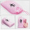 4pcs Satin Drawstring Ballet Shoe Pouch Large Capacity Foldable Protective Storage Bag Elegant Pink 5