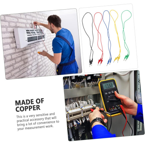 10 Stück Bananenstecker-Messleitungen für Multimeter 2
