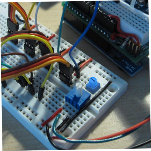 Ρυθμιζόμενες αντιστάσεις Trimpot 10k, 10 τεμάχια breadboard συμβατά με στιβαρή κατασκευή 2