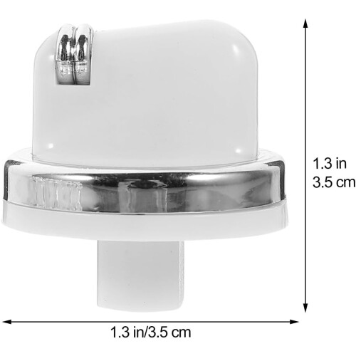 10pcs Stove Knob Replacement White Plastic Water Temperature Control Knobs Creative Appearance Widely Used 1