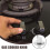 10pcs Stove Knob Replacement White Plastic Water Temperature Control Knobs Creative Appearance Widely Used 8