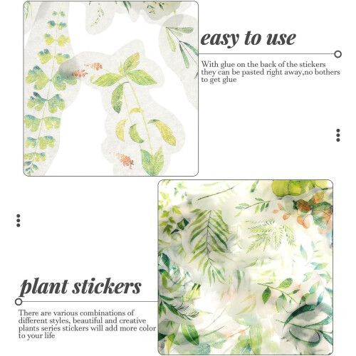 102 τεμάχια αυτοκόλλητα φυτών για scrapbooking και χειροτεχνίες 2
