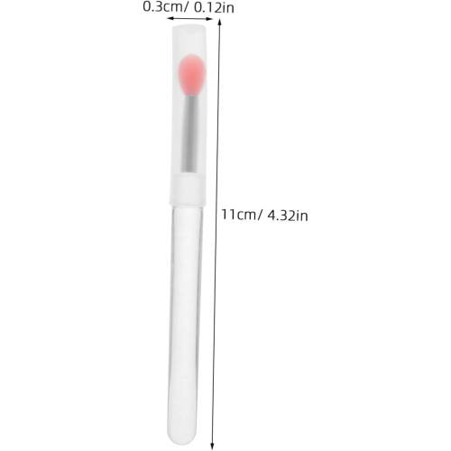 10pcs Silicone Lip Brush Set Multi-function Makeup Brush Lip Balm Applicator Easy to Clean Portable Natural Gradient Effect 1