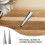 Krämhornformar Robusta konformade rostfria stålkonformade 12 st croissantformar 3