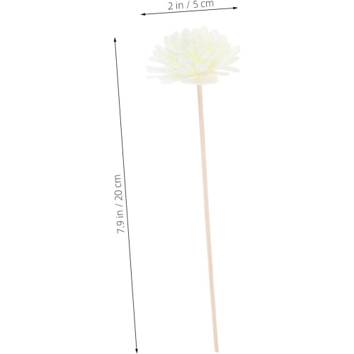 12pcs Essential Oil Diffuser Refill Rattan Reed Sticks Scented Flower Diffuser Sticks for Home Office 1
