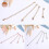 Set di 12 catenine di prolunga per collane, in lega, per gioielli, ideali per collane e bracciali. 5