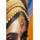 Dipinto su tela multicolore donna con cornice cm 72x4,5x102 3
