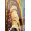 Dipinto su tela multicolore donna con cornice cm 72x4,5x102 5