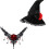(Set Five) Halloween Gothic Witch Hat Tulle Lace Stage Performance Rose Necklace 4