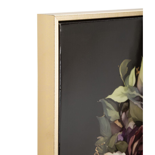 Dipinto su tela laccato con cornice e rilievi cm 623,592 1