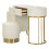 Toeletta in similpelle con pouf cm 120x40x75 3