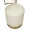 Toeletta in similpelle con pouf cm 120x40x75 7
