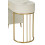Toeletta in similpelle con pouf cm 120x40x75 10
