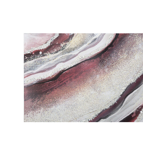 Dipinto su tela multicolore astratto cm 80x2,8x80 1