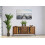 Dipinto su tela multicolore pontile cm 120x3,8x80 5