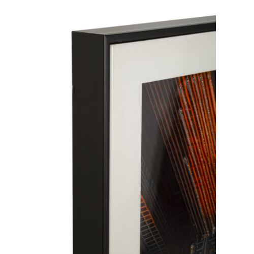 Dipinto su tela laccato con cornice e rilievi cm 724102 1