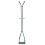Appendiabiti in metallo ottanio cm 45X28X178 3