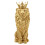 Statua in resina dorata cm 30x42x74 2
