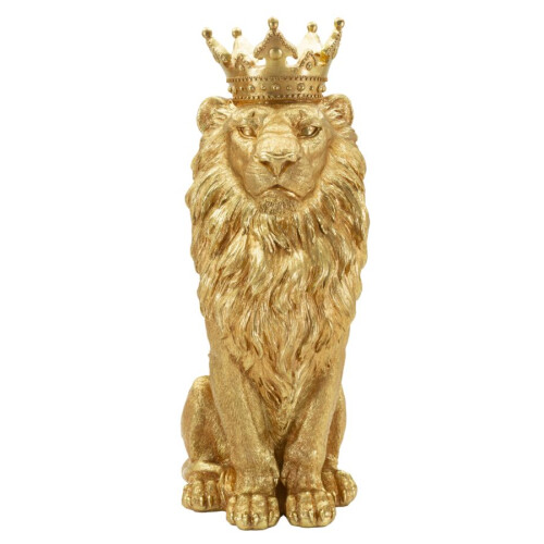 Statua in resina dorata cm 30x42x74 1