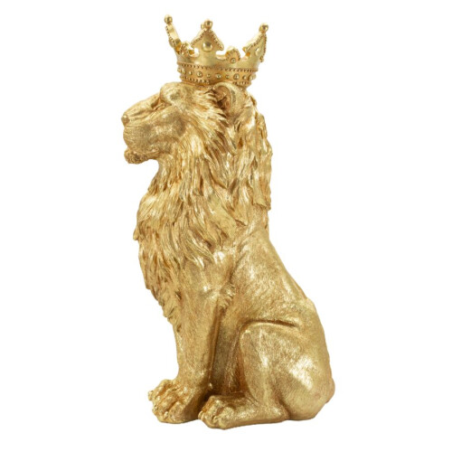 Statua in resina dorata cm 30x42x74 2