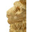 Statua in resina dorata cm 30x42x74 6
