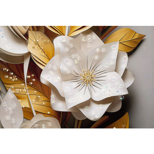 Dipinto su tela laccato con cornice cm 42x3,5x62 1