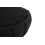 Sgabello imbottito in tessuto nero Ø cm 40x44 2