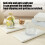 Fast Drying Diatomite Stone Drainage Tray for Bathroom-White 5