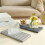 Fast Drying Diatomite Stone Drainage Tray for Bathroom-White 6