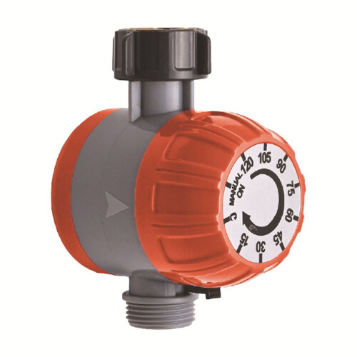 Garden Watering Timer Mechanical 120-min ABS Orange 1