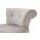 Sgabello bar in legno e tessuto grigio cm 46x48x96 8