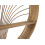 Bacheca da parete in rattan marrone cm 60,5x10,5x76 2