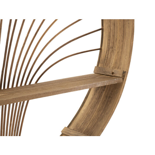 Bacheca da parete in rattan marrone cm 60,5x10,5x76 1