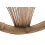 Bacheca da parete in rattan marrone cm 60,5x10,5x76 4