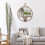 Bacheca da parete in rattan marrone cm 60,5x10,5x76 5