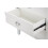 Comò con 3 cassetti in legno bianco cm 81x40x84 6