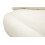 Divano 2 posti in metallo e tessuto bianco con cuscini cm 133x68x69 7