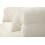 Divano 2 posti in metallo e tessuto bianco con cuscini cm 133x68x69 8